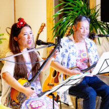 田舎の保健室LinkS(リンクス)での沖縄応援ライブ