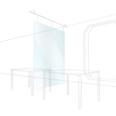 【コロナ対策】透明なカーテンで、間仕切り作成【手作りで安く、でもしっかりしたものを作りたい！】